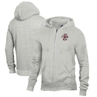 Men's Gray Boston College Eagles Rocky Full-Zip Hoodie