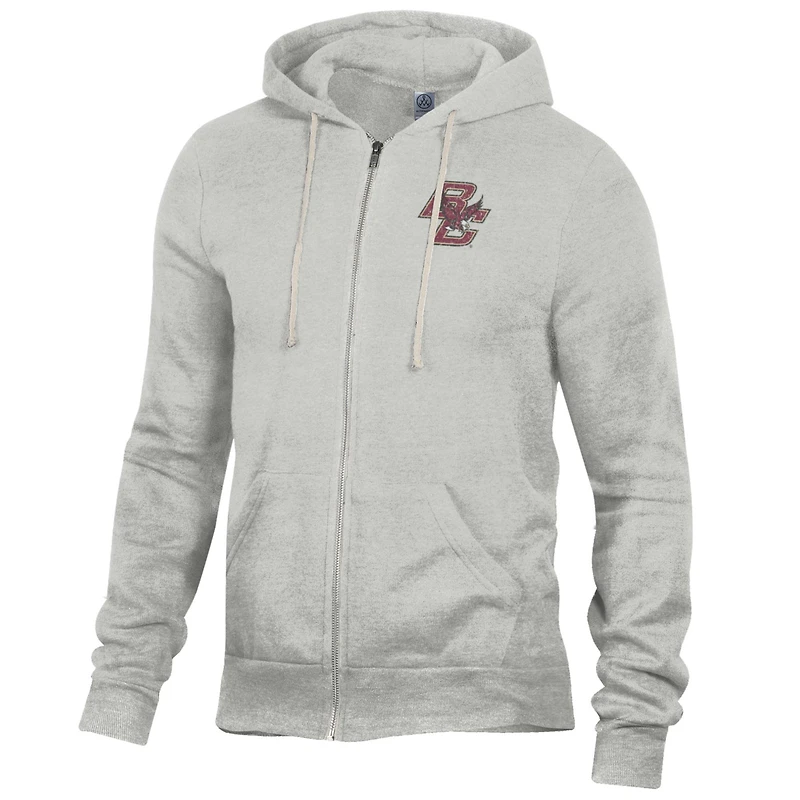 Men's Gray Boston College Eagles Rocky Full-Zip Hoodie