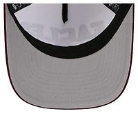 Men's New Era White/Maroon Boston College Eagles Arch Two-Tone Rope 9FORTY A-Frame M-Crown Adjustable Hat