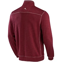 Tommy Bahama Bordeaux Boston College Eagles Sport Tobago Bay Veste à demi-zip triple mélange pour homme