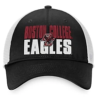 TOP BOSCOL NOIR BLANC NCAA TOP STOCKPILE TRUCKER HATMENSTR