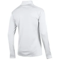 Men's White Boston College Eagles Classic Jacquard Quarter-Zip Pullover Top