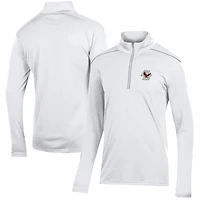 Men's White Boston College Eagles Classic Jacquard Quarter-Zip Pullover Top