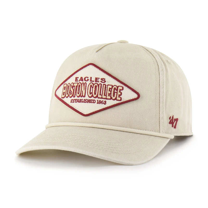 Unisex '47  Cream Boston College Eagles Outdoorsmen Cairn Hitch Adjustable Hat