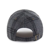 Unisex '47  Gray Boston College Eagles Plaid Windowpane Clean Up Adjustable Hat
