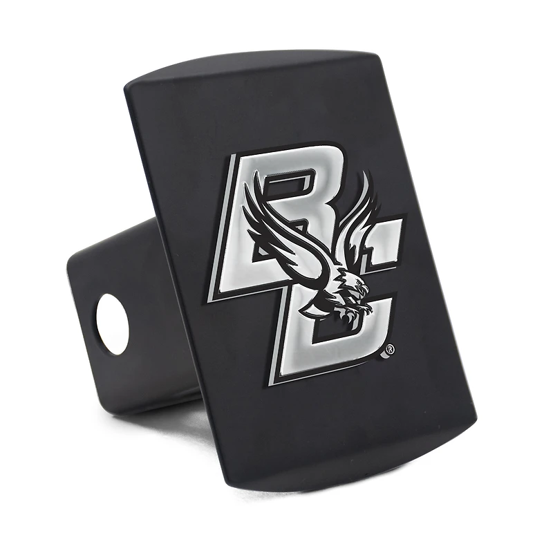 Housse d'attelage WinCraft Boston College Eagles Premium en métal chromé avec logo