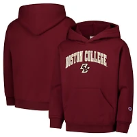 Youth Champion Maroon Boston College Eagles Campus Pullover Hoodie