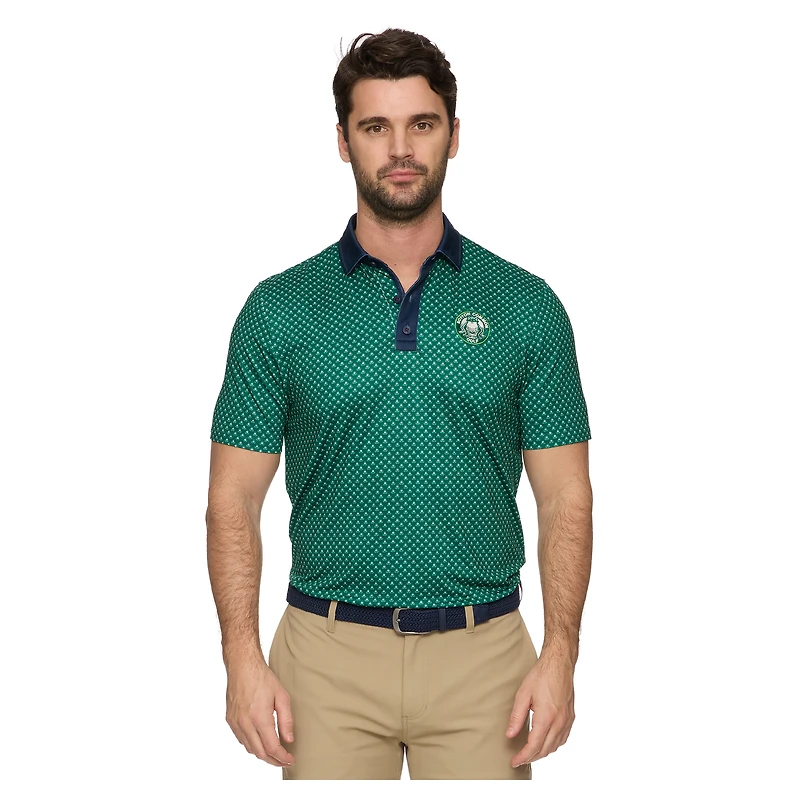 V170030 Polo de golf personnalisé avec logo imprimé Boston Common et drapeau pour homme BC-COREKT2151