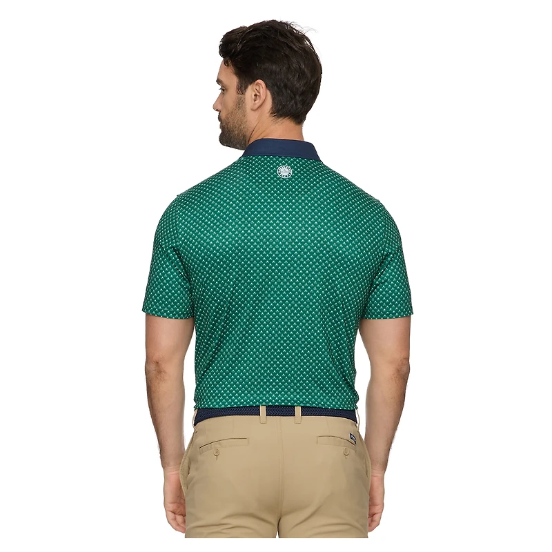 V170030 Polo de golf personnalisé avec logo imprimé Boston Common et drapeau pour homme BC-COREKT2151