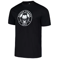 Men's Ahead Black Boston Common Golf Pembrooke T-Shirt