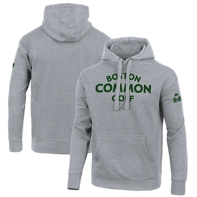 Sweat à capuche gris Ahead Boston Common Golf Hank pour homme
