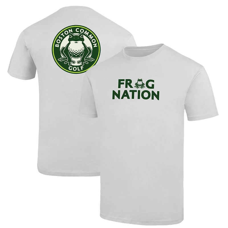 Men's Ahead White Boston Common Golf Frog Nation Liam T-Shirt