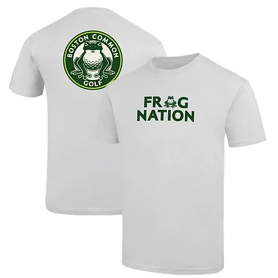 Men's Ahead White Boston Common Golf Frog Nation Liam T-Shirt