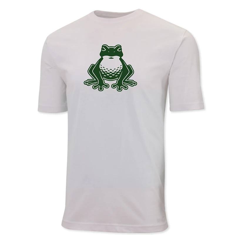 T-shirt de Golf Ahead blanc pour homme, motif grenouille Pembroke, Boston Common