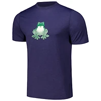 T-shirt Greyson Clothiers pour hommes, bleu marine chiné, Boston Common Golf Guide, Sport Performance
