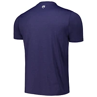 T-shirt Greyson Clothiers pour hommes, bleu marine chiné, Boston Common Golf Guide, Sport Performance
