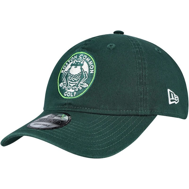 Casquette ajustable Boston Common Golf TGL Team 9TWENTY pour homme New Era Hunter Green