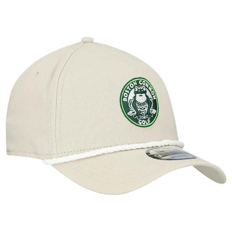 Men's New Era  Stone Boston Common Golf 9FORTY A-Frame Adjustable Rope Hat