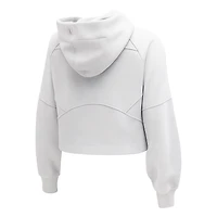 Sweat à capuche zippé oversize Boston Common Golf Scuba gris pour femme de lululemon