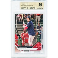 Carte Alex Bregman des Red Sox de Boston 2025 Topps Now Road to Opening Day #OD-19, authentifiée BGS (10 cartes) - Sous-notes : 10, 9,5, 10, 10