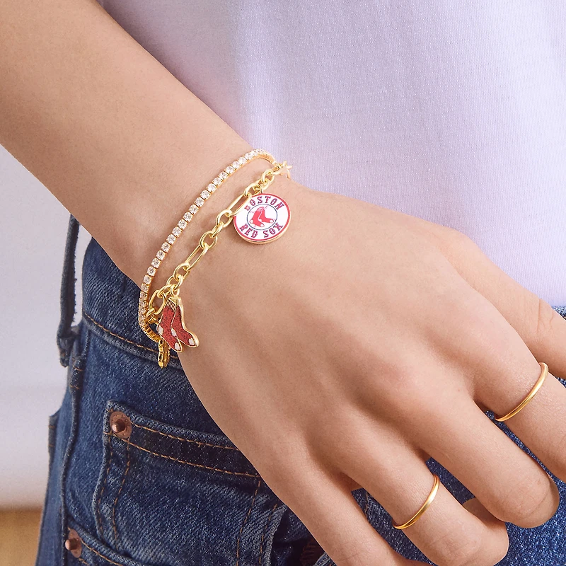 BaubleBar Boston Red Sox Charm Bracelet