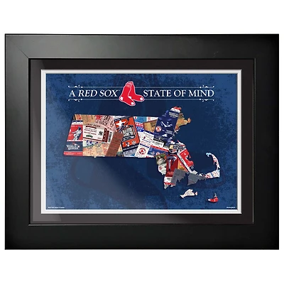 Red Sox de Boston - Illustration encadrée State of Mind de 12 `` x 16 ''