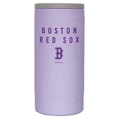 Boston Red Sox 12oz. Lavender Soft Touch Slim Coolie