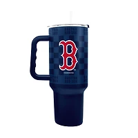 Boston Red Sox 40oz Checkered Stainless Steel Tumbler