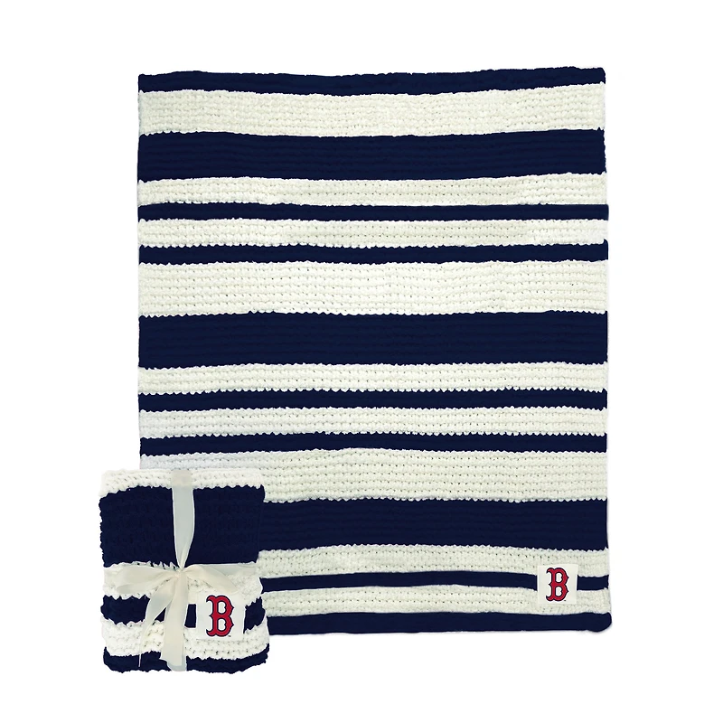 Boston Red Sox 50" x 60" Cable-Knit Throw Blanket