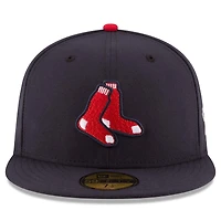 Boston Red Sox New Era Authentic Collection On Field 59FIFTY - Fitted Structured Hat Navy