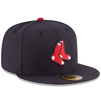 Boston Red Sox New Era Authentic Collection On Field 59FIFTY - Chapeau structuré ajusté Marine