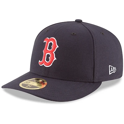 Boston Red Sox New Era Game Authentic Collection On-Field Low Profile 59FIFTY - Casquette ajustée Marine