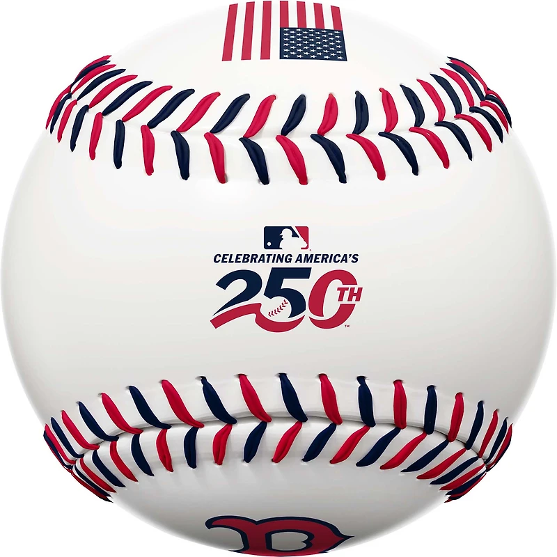 Boston Red Sox Rawlings Celebrating America's 250th Dual-Stitch Baseball