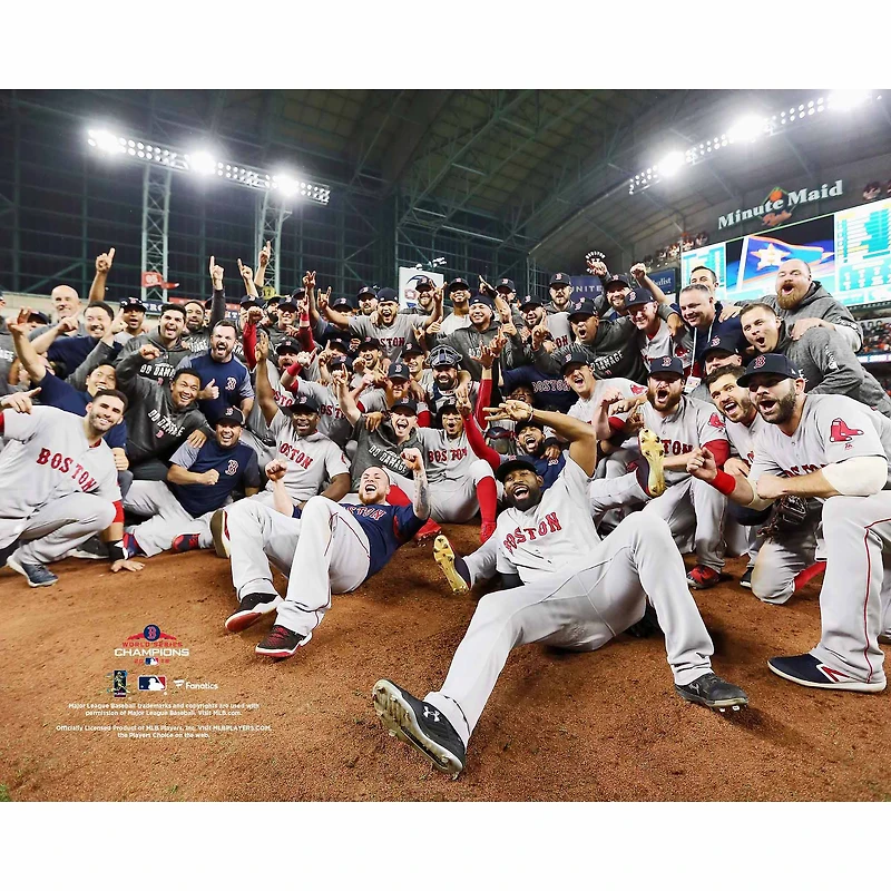 Boston Red Sox Unsigned 2018 World Series Champion Team Celebration Photograph