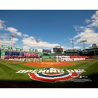Photo non signée des Red Sox de Boston pour le jour d'ouverture la saison 2021
