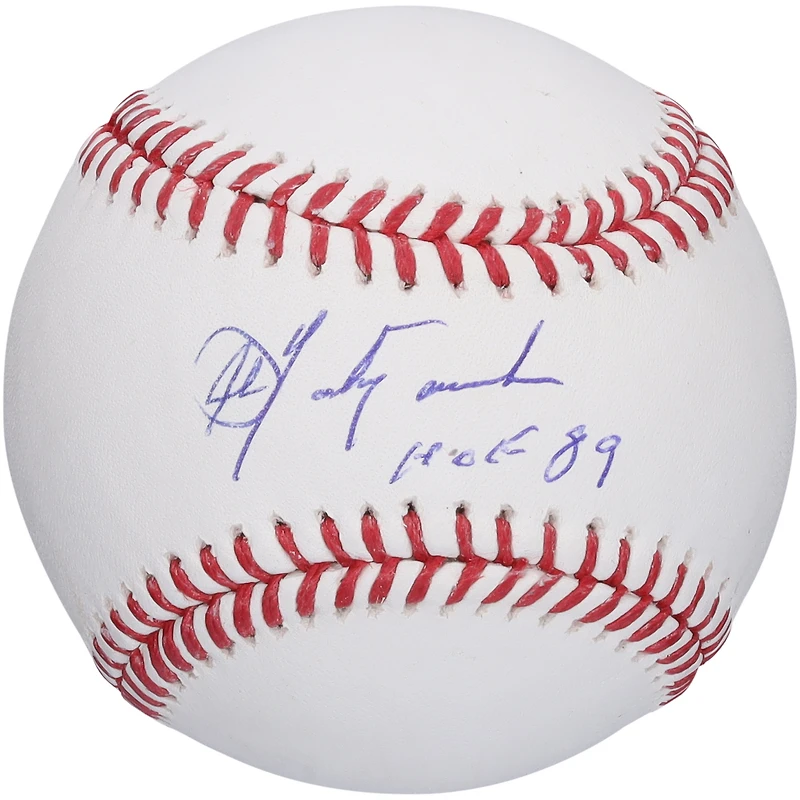 Balle de baseball autographiée par Carl Yastrzemski avec l'inscription « HOF '89 »