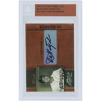 Carte autographiée par Carl Yastrzemski des Boston Red Sox, Prime Cuts des séries éliminatoires 2004, n° MLB-27, n° 38/50