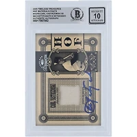 V106832 RedSox Carl Yastrzemski Boston Red Sox Autographié 2005 Donruss Timeless Treasures HOF Materials Pantalon Relic #HOF-8 #/50 Beckett Fanatics Witnessed Authenticated 10 Card Carl Yastrzemski AUT DNS TRADING CARDS 45666 AUTTRC CA01B00133 #2