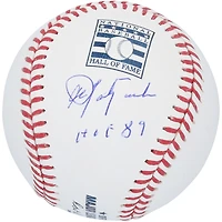 Carl Yastrzemski, baseball autographié par les Boston Red Sox avec le logo du Temple de la renommée et l'inscription « HOF 89 »