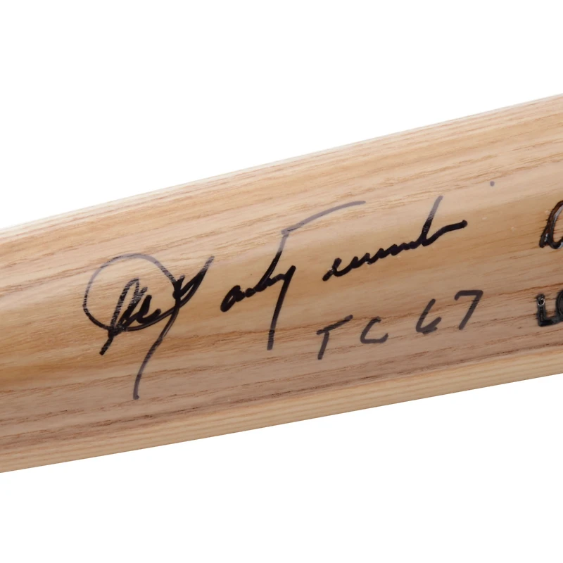 Carl Yastrzemski Boston Red Sox Autographed Louisville Slugger Game Model Bat with "TC 67" Inscription