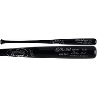 Batte de baseball Louisville Slugger autographiée par Carlton Fisk des Boston Red Sox avec inscription « HOF 2000 »