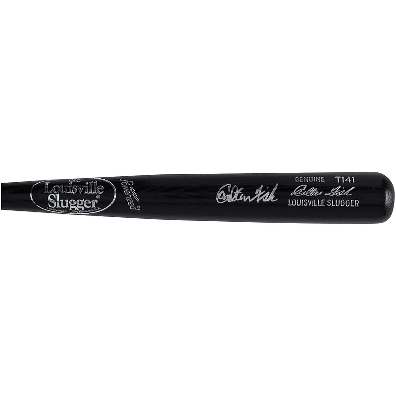 Batte de baseball Louisville Slugger autographiée par Carlton Fisk des Boston Red Sox