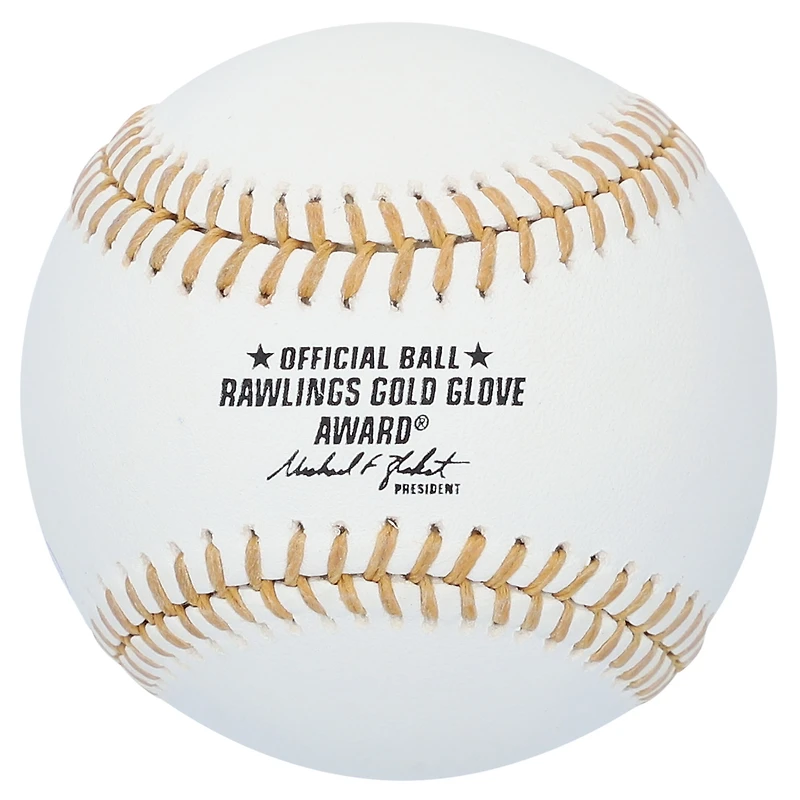 Carlton Fisk Boston Red Sox Autographed Rawlings Gold Glove Award Baseball