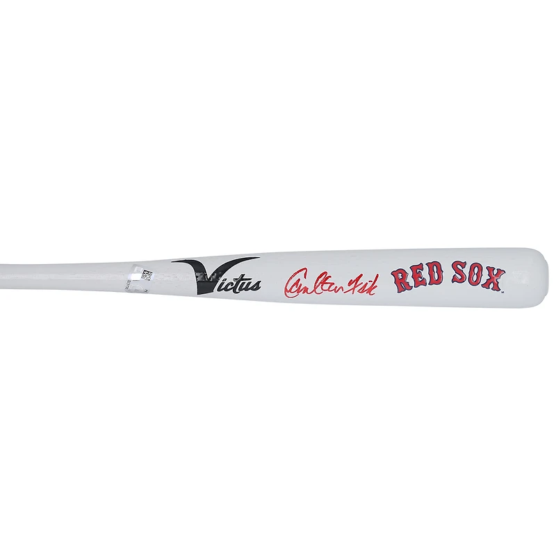 Bâton miniature Victus autographié par Carlton Fisk, des Red Sox de Boston.