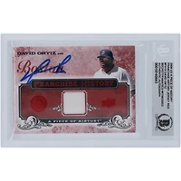 V106832 RedSox David Ortiz Boston Red Sox Autographié 2008 Upper Deck Un Morceau D'Histoire Red Franchise Histoire Jersey Relique #FH-10 Beckett Fanatics Témoin Authentifié 10 Carte David Ortiz AUT UPD CARTES À COLLECTIONNER 45839 AUTTRC CA01B02013