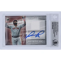 David Ortiz Boston Red Sox autographié Topps Update Major League Material Jersey Relic #MLM-DO Beckett Fanatics a été témoin d'une carte authentifiée