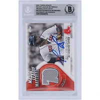 David Ortiz Boston Red Sox Autographed 2021 Topps Update Major League Material Jersey Relic #MLM-DO Beckett Fanatics Witnessed Authenticated Card