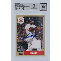 David Ortiz Boston Red Sox Autographed 2022 Topps '87 Topps White Jersey Relic #87R-DO Beckett Fanatics Witnessed Authenticated 9/10 Card