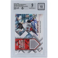 David Ortiz Boston Red Sox autographié 2022 Topps Major League Material Gray Jersey Relic #MLM-DO Beckett Fanatics a été témoin d'une carte authentifiée 9/10