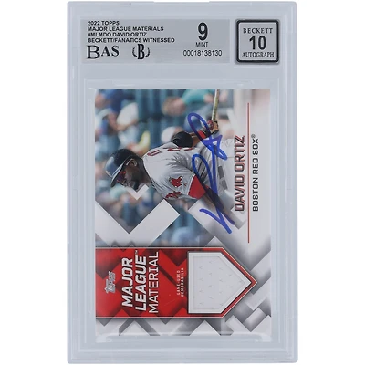 V106832 RedSox David Ortiz Boston Red Sox Autographié 2022 Topps Major League Material White Jersey Relic #MLM-DO Beckett Fanatics Witnessed Authenticated 9/10 Card David Ortiz AUT TPP TRADING CARDS 45839 AUTTRC CA01B02022 #17